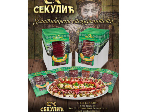 Flajer za mesaru Sekulić