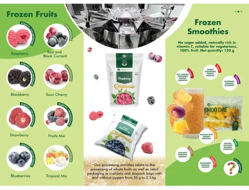 Frozen product flyer